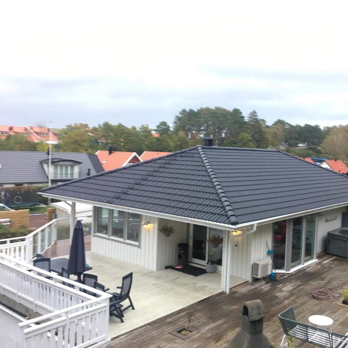 Takomläggning villatak i Stenungsund