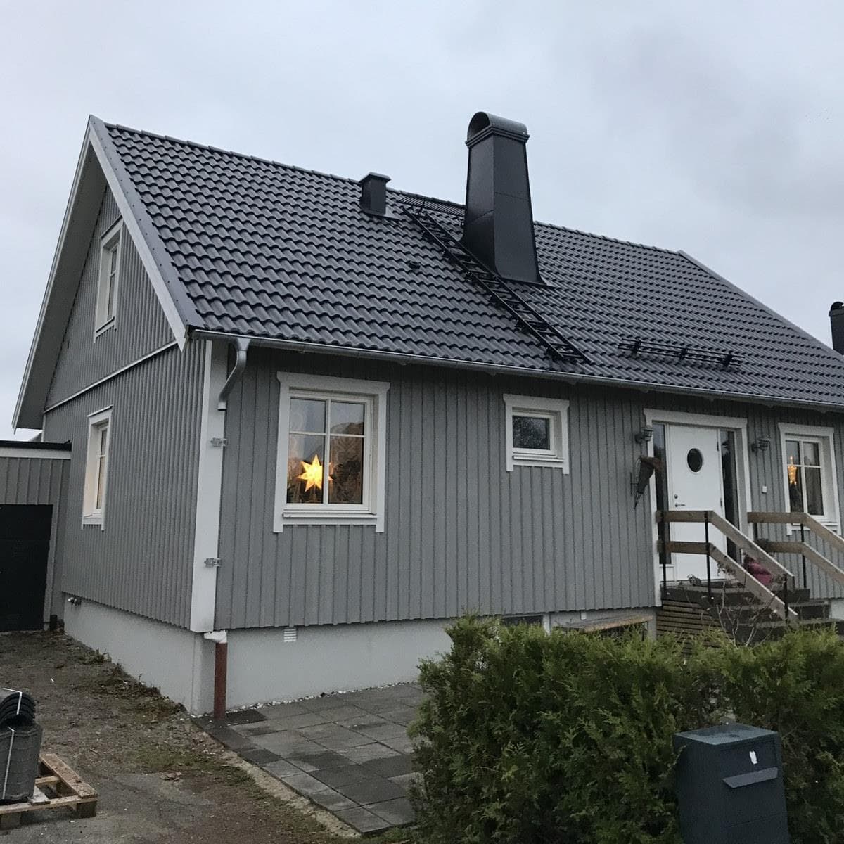 Takomläggning villatak i Kungsbacka