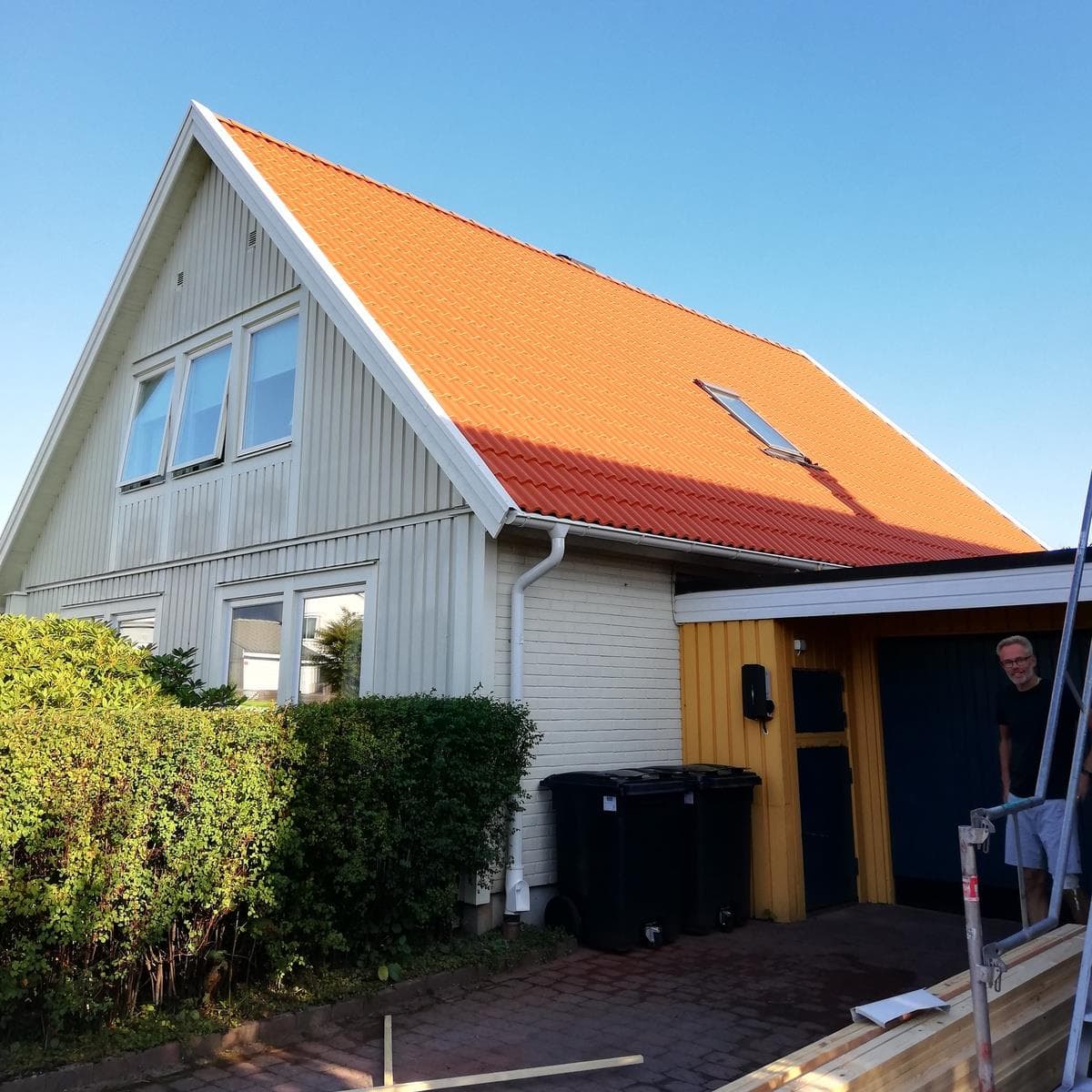Takomläggning villa i Lindome
