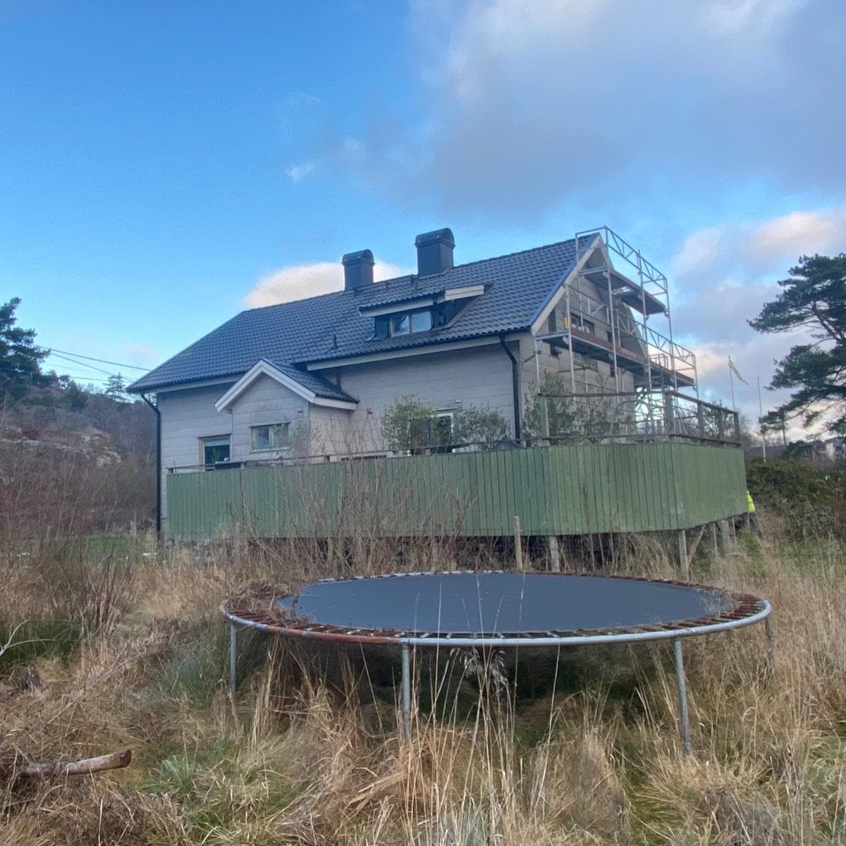Takomläggning på villa i Torslanda