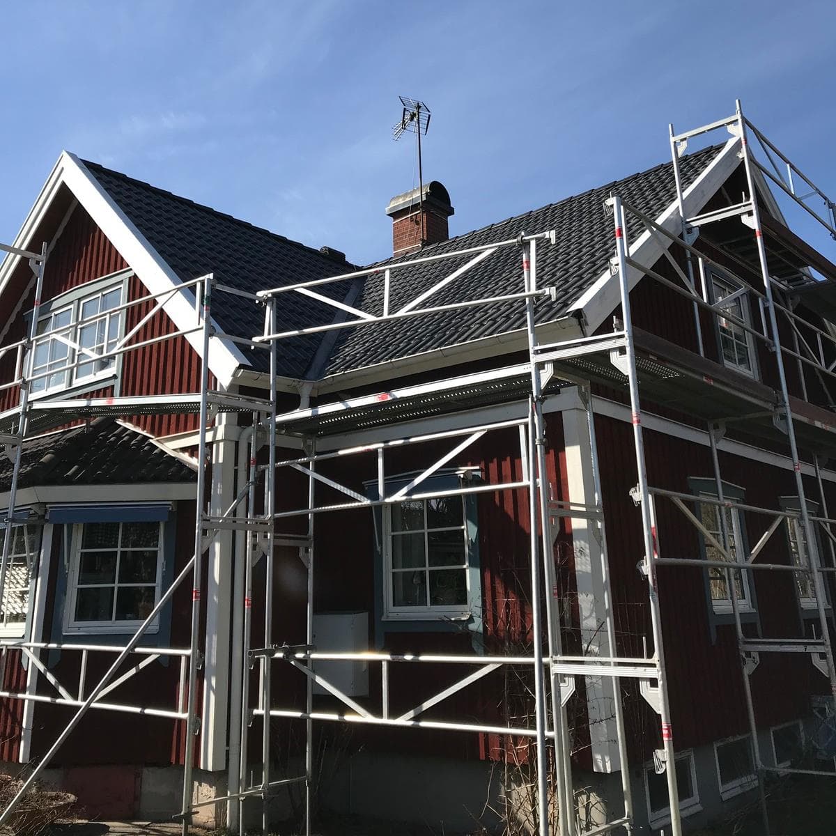 Takomläggning på villa i Landvetter