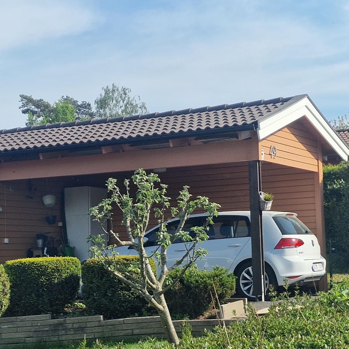Takomläggning på parhus i Mölndal