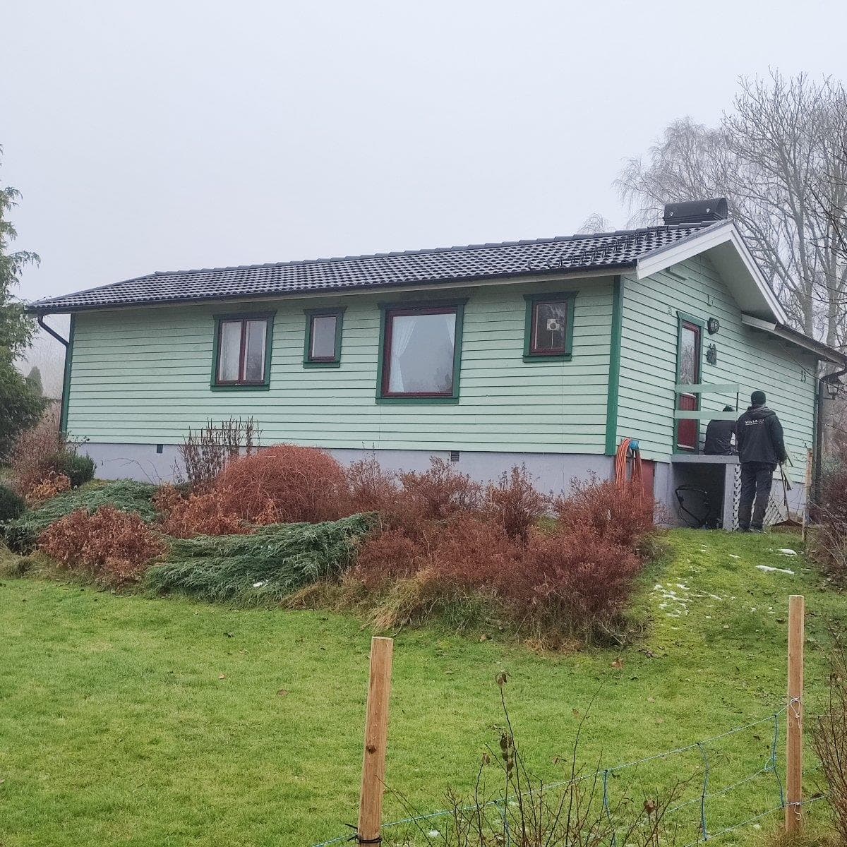 Takomläggning på villa i Onsala